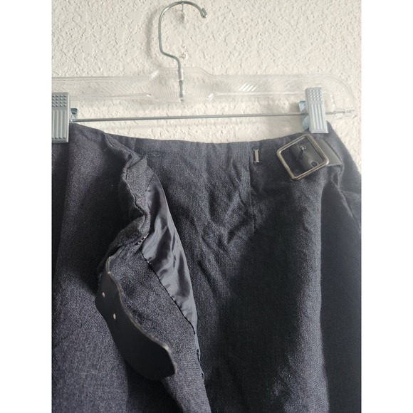 Y2k Talbots Buckle Wool Skirt Women's Size 4 Petite - Picture 8 of 12